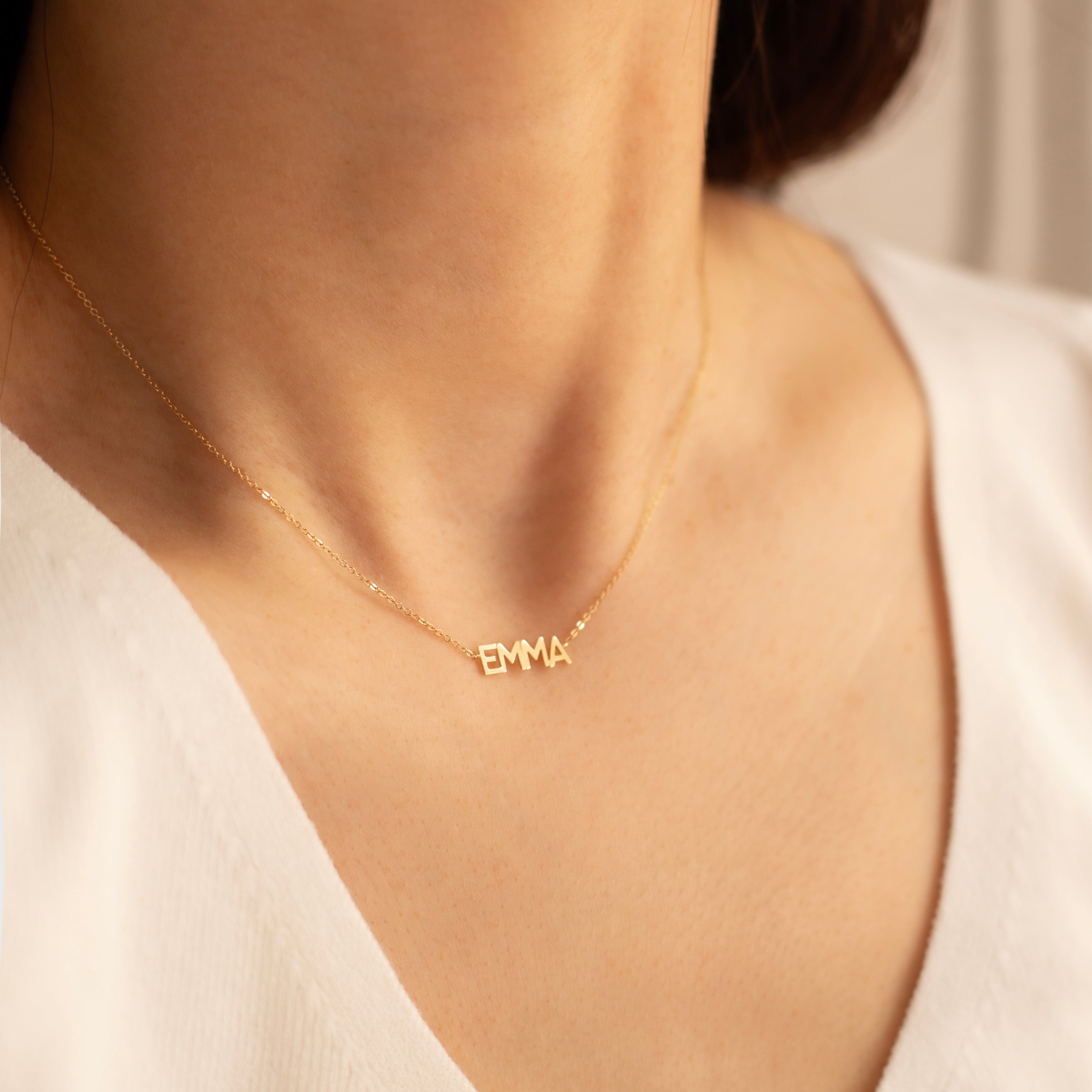 handmade name necklace