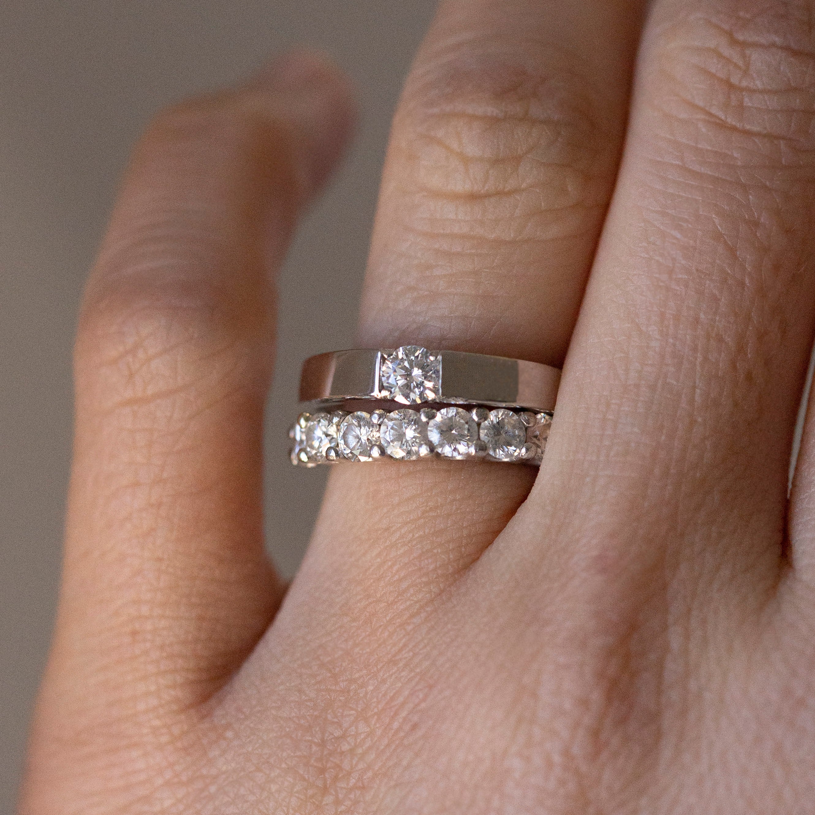 lab diamond ring