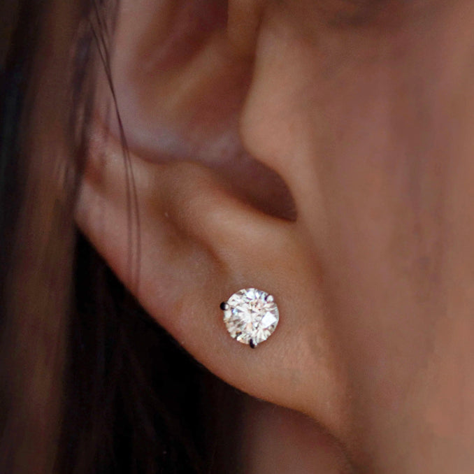 lab diamond earrings