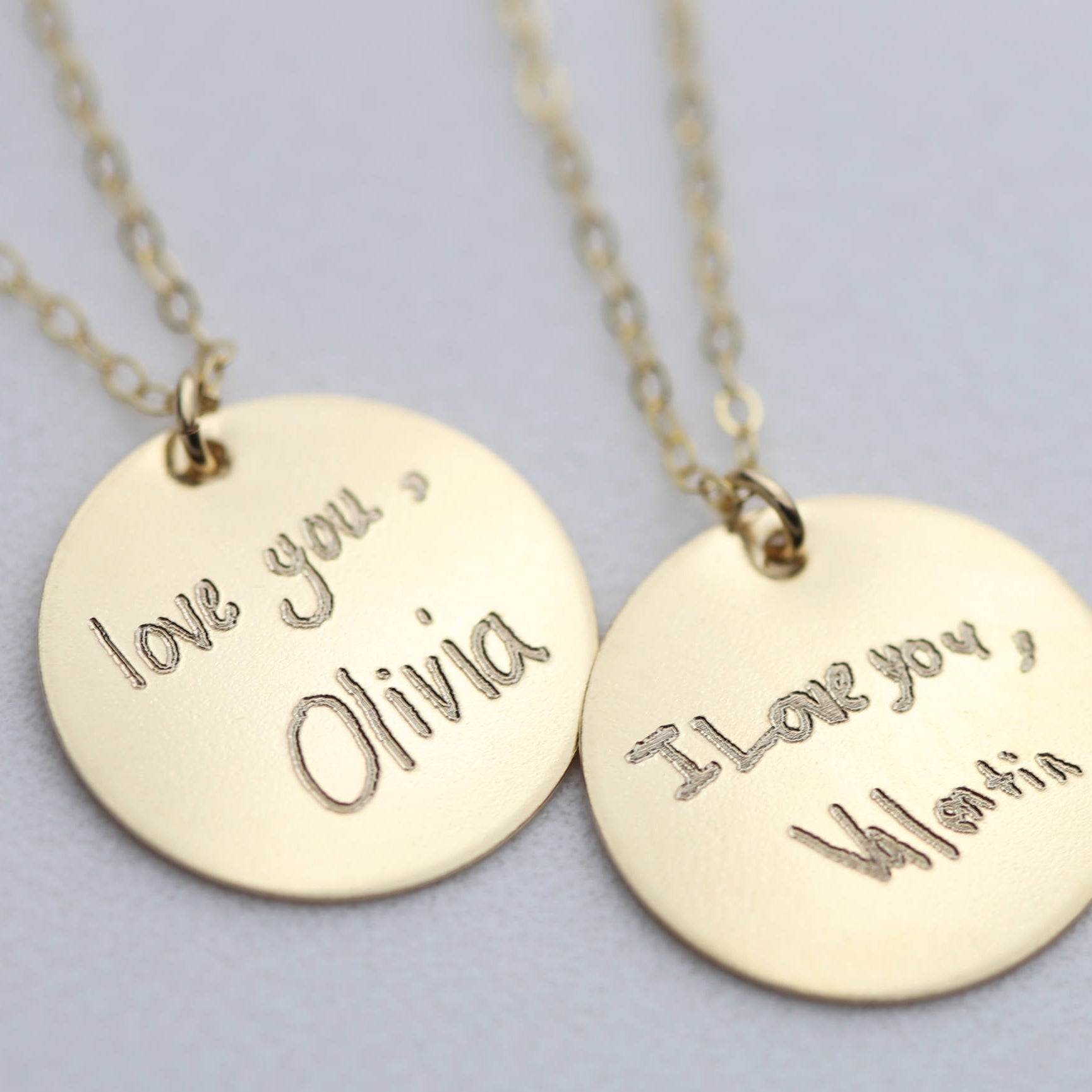 This necklace is perfect for a special meaningful keepsake gift for mom, friend wife or that special someone. Personalize this handwriting necklace with your actual handwriting, signature.