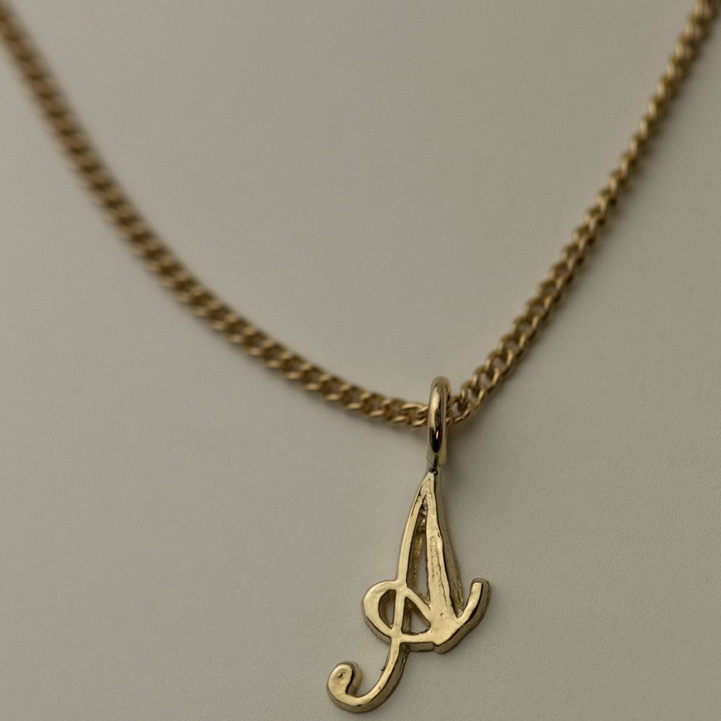 Initial necklace A