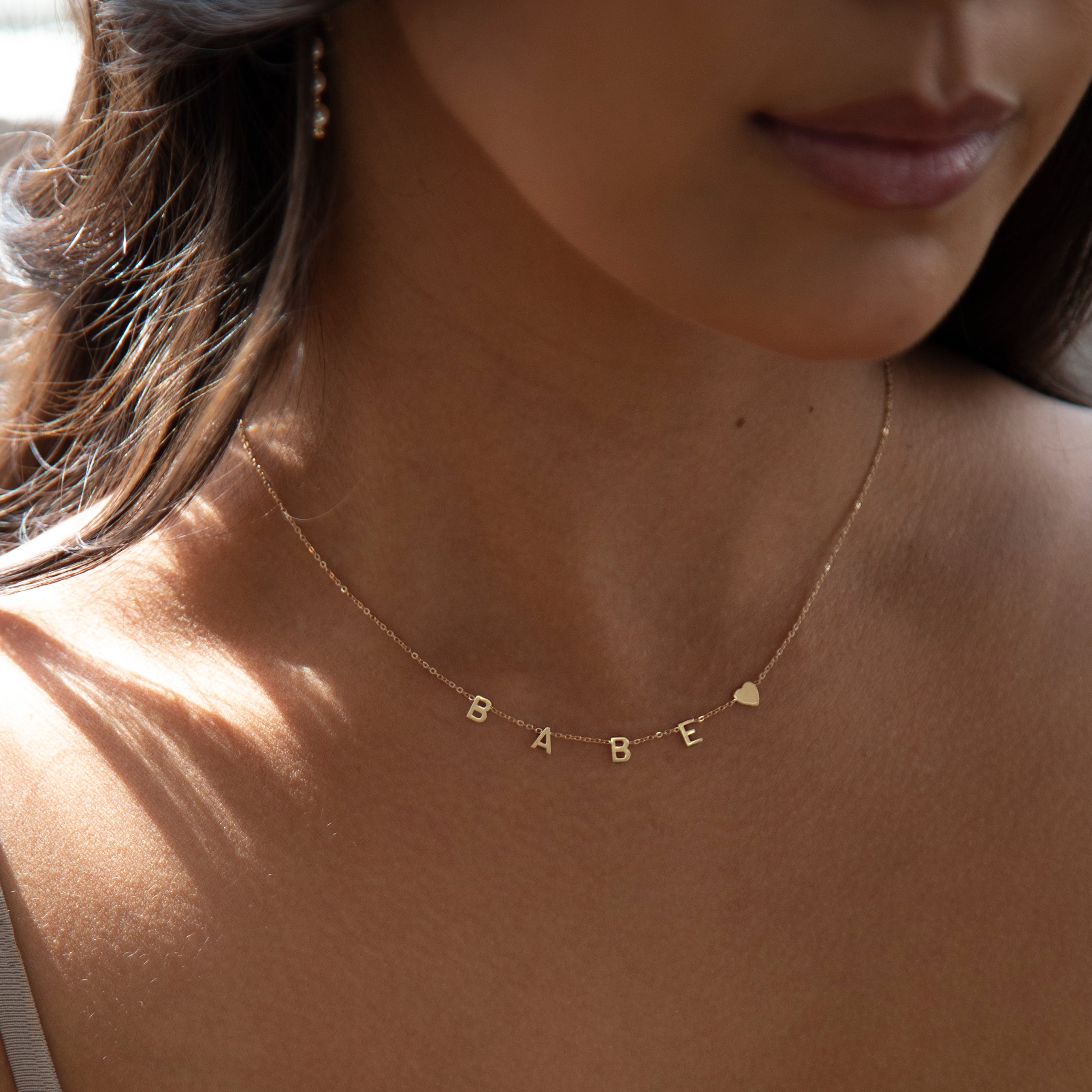 14k name necklace