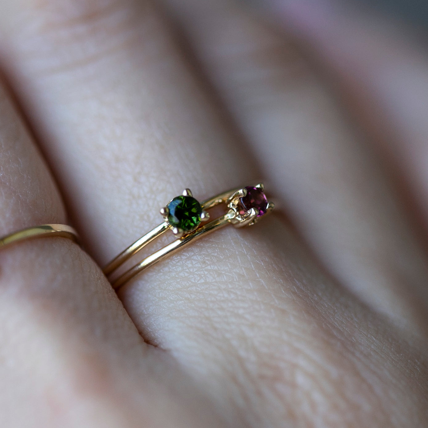 personalize the ring with the gemstone of your choice