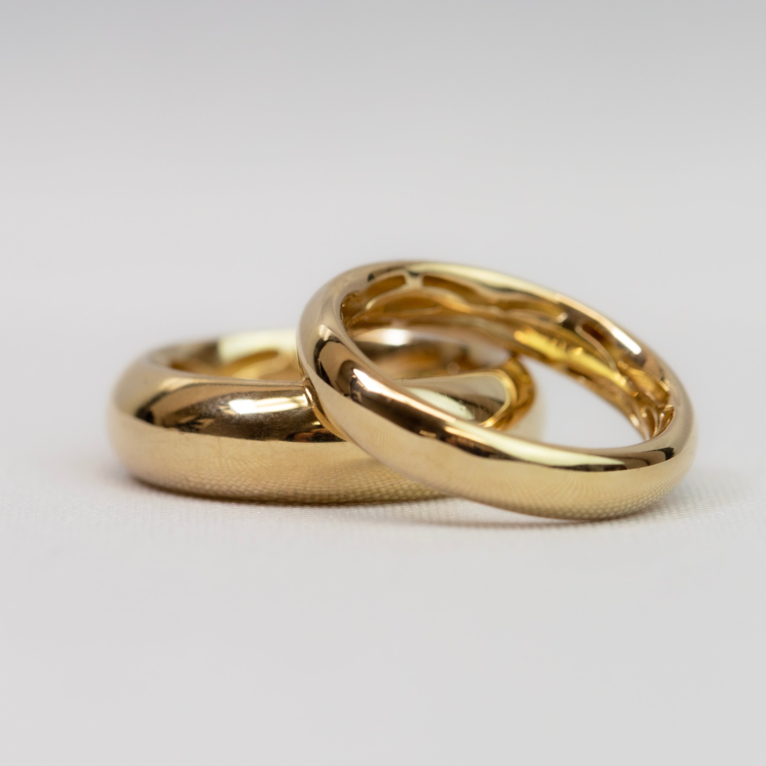 bold gold rings