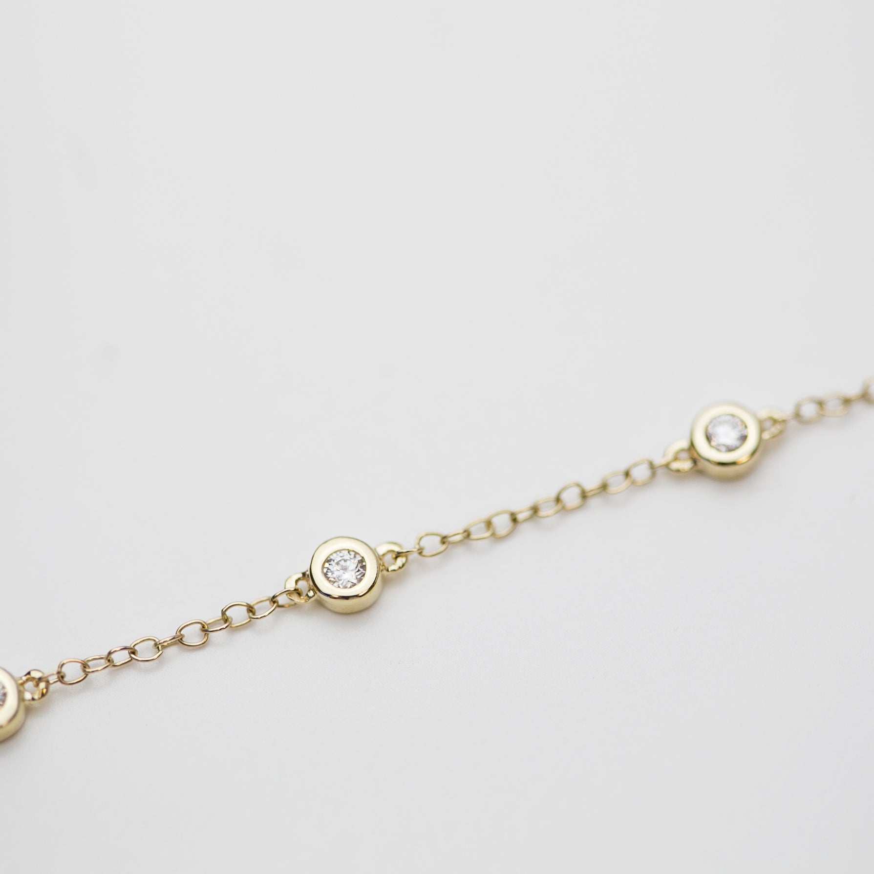diamond by yard bracelet details