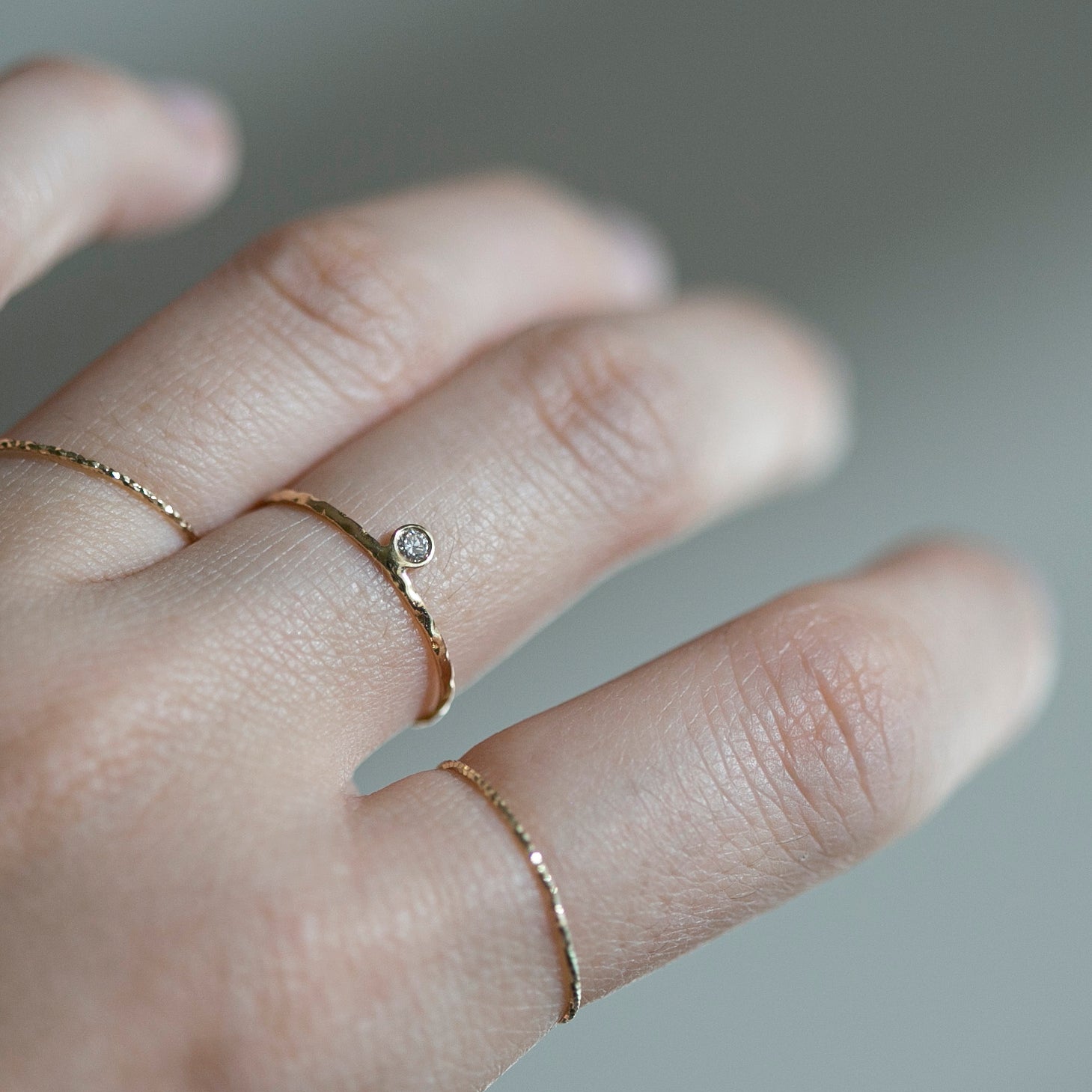 dainty gold rings