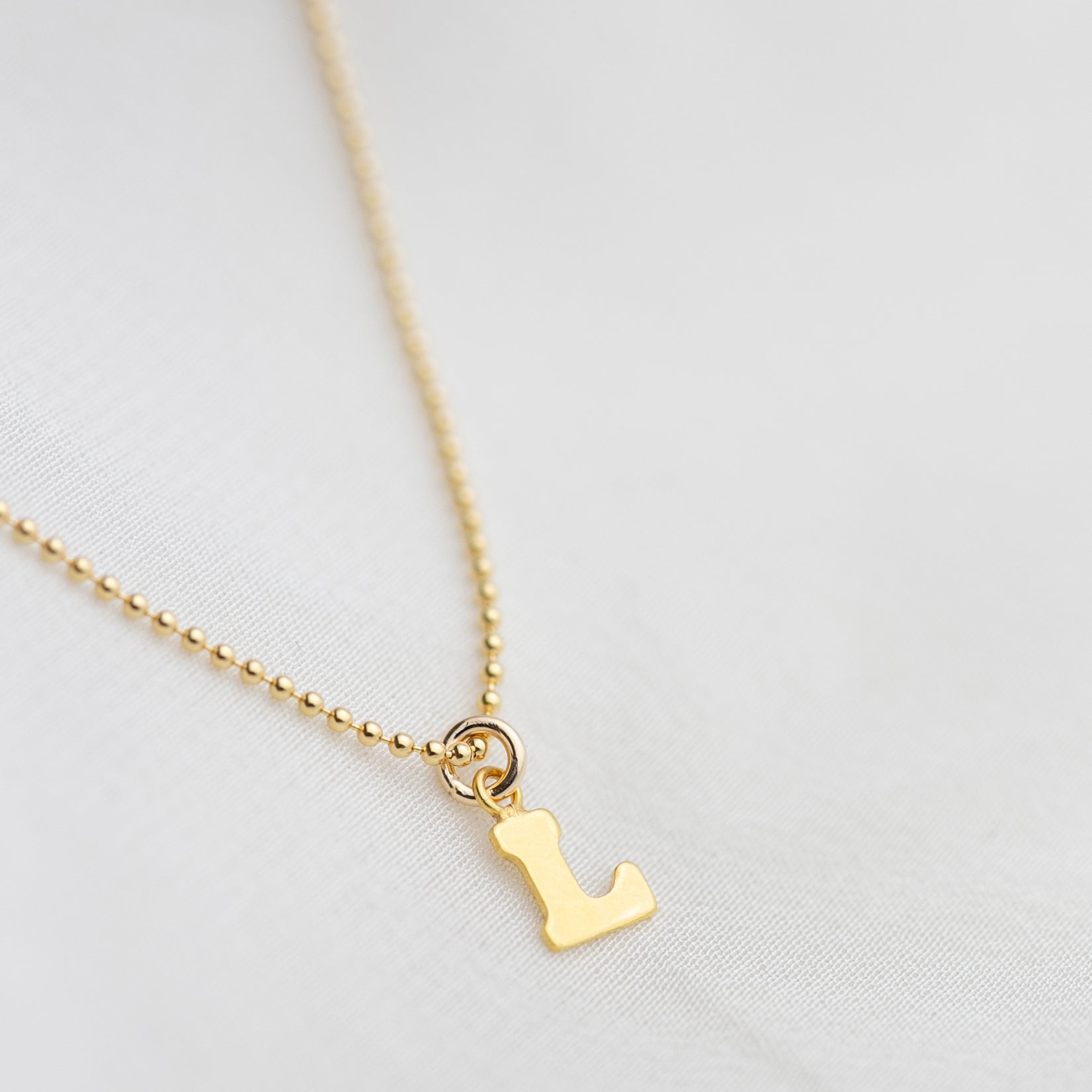 Personalized initials necklace