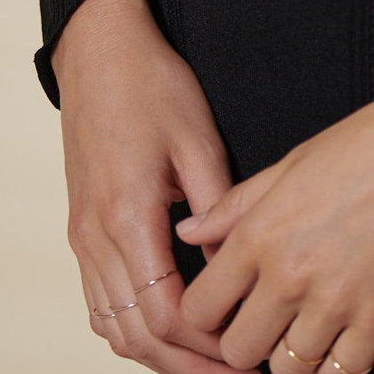 minimalist gold rings