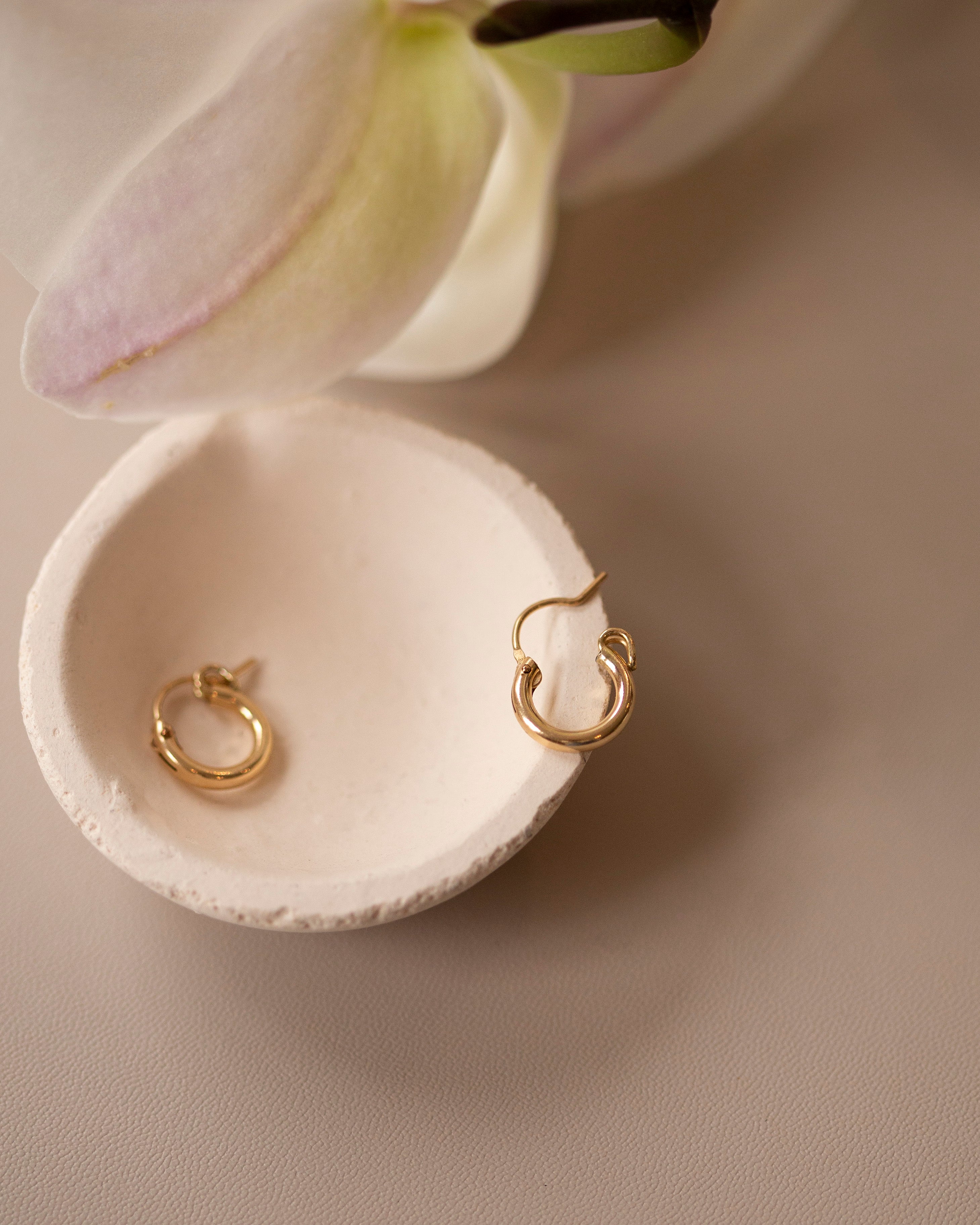hoop earrings