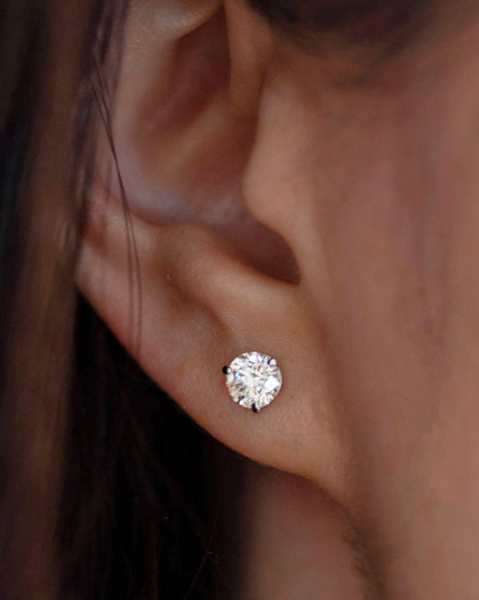  lab diamond earrings
