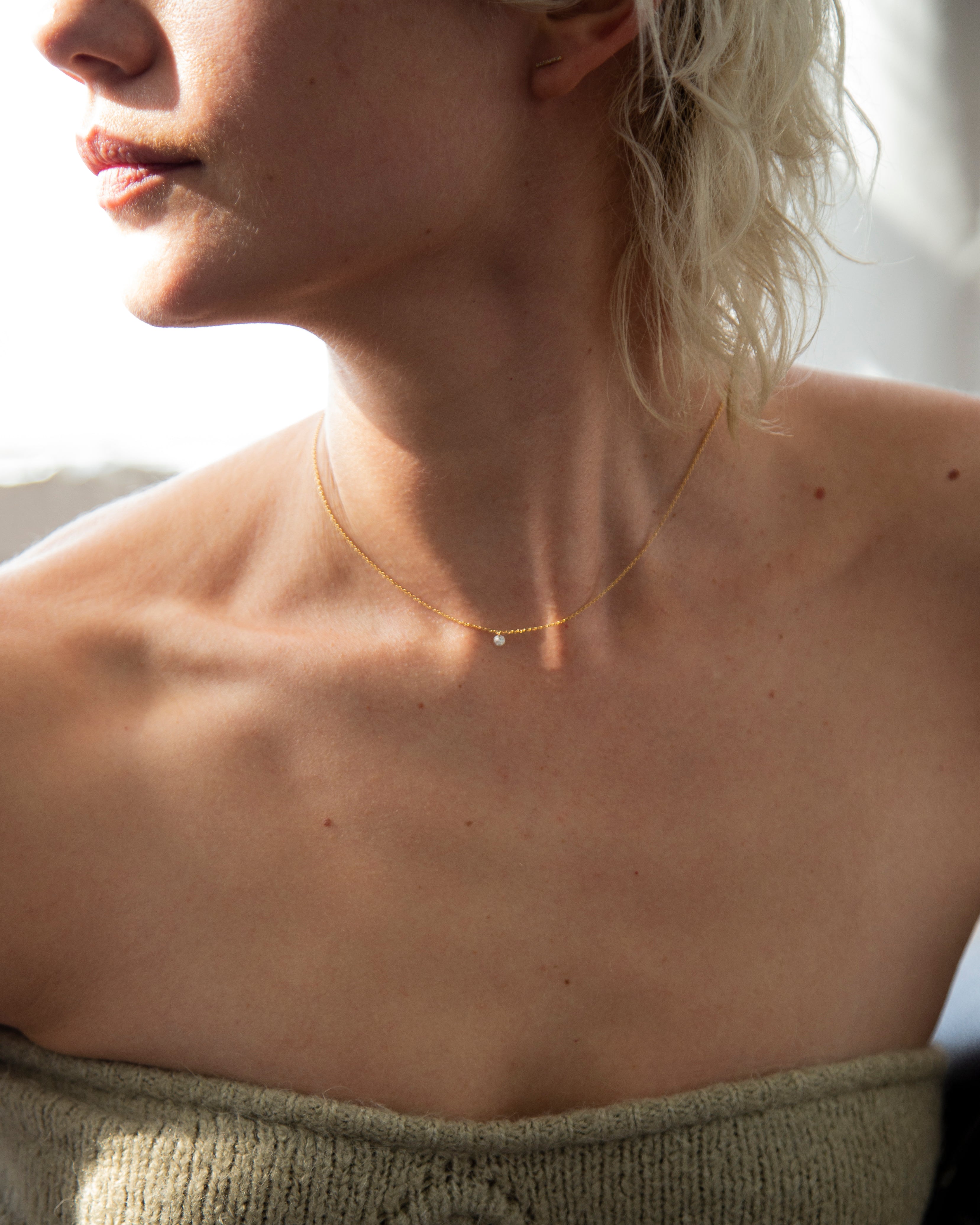 Bare Diamond Necklace – E&E PROJECT