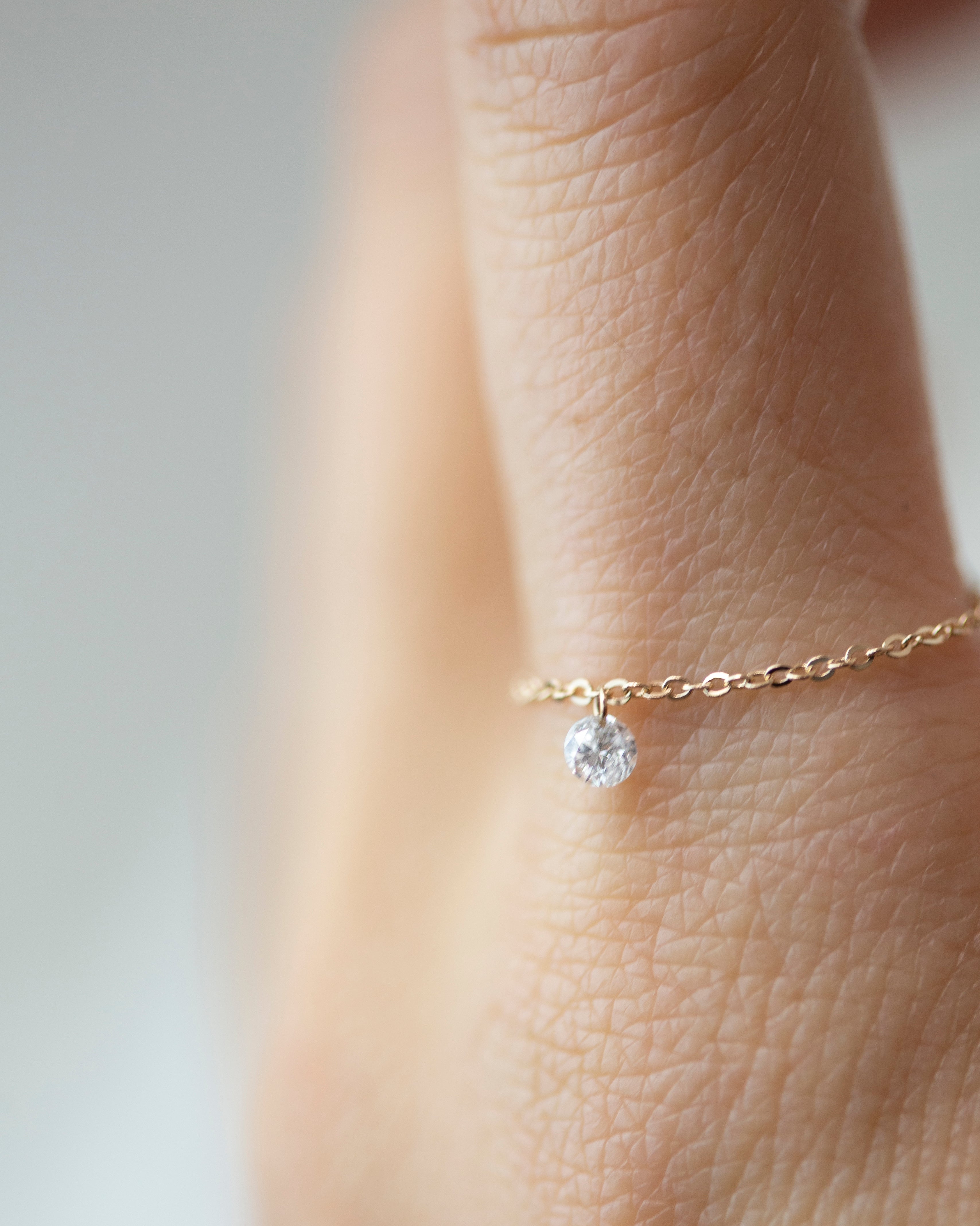 人気ブランド【E and E Project】14k Bare Diamond Chainリング Bare Diamond Ring – E&E PROJECT