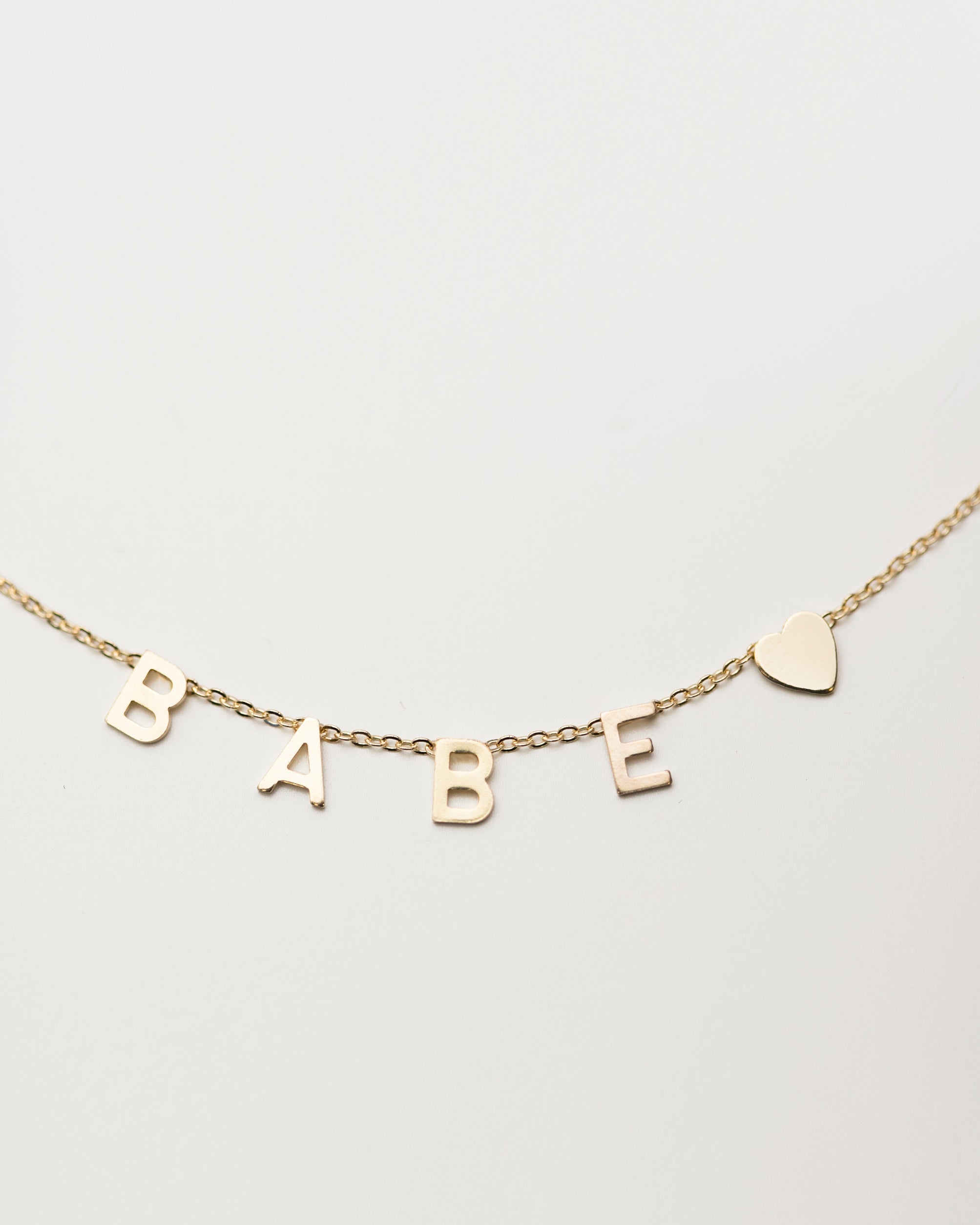 14k gold name necklace