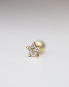 star and moon studs for Cartilage piercings