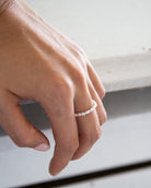 Baby Lotus Pearl Ring
Made with mini rice shape fresh water pearls and gold filled bead on a
comfy stretchy elastic band. Baby lotus pearl ring will be the perfect addition to your ring stack!