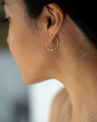 14k gold Cartilage stud with flat back