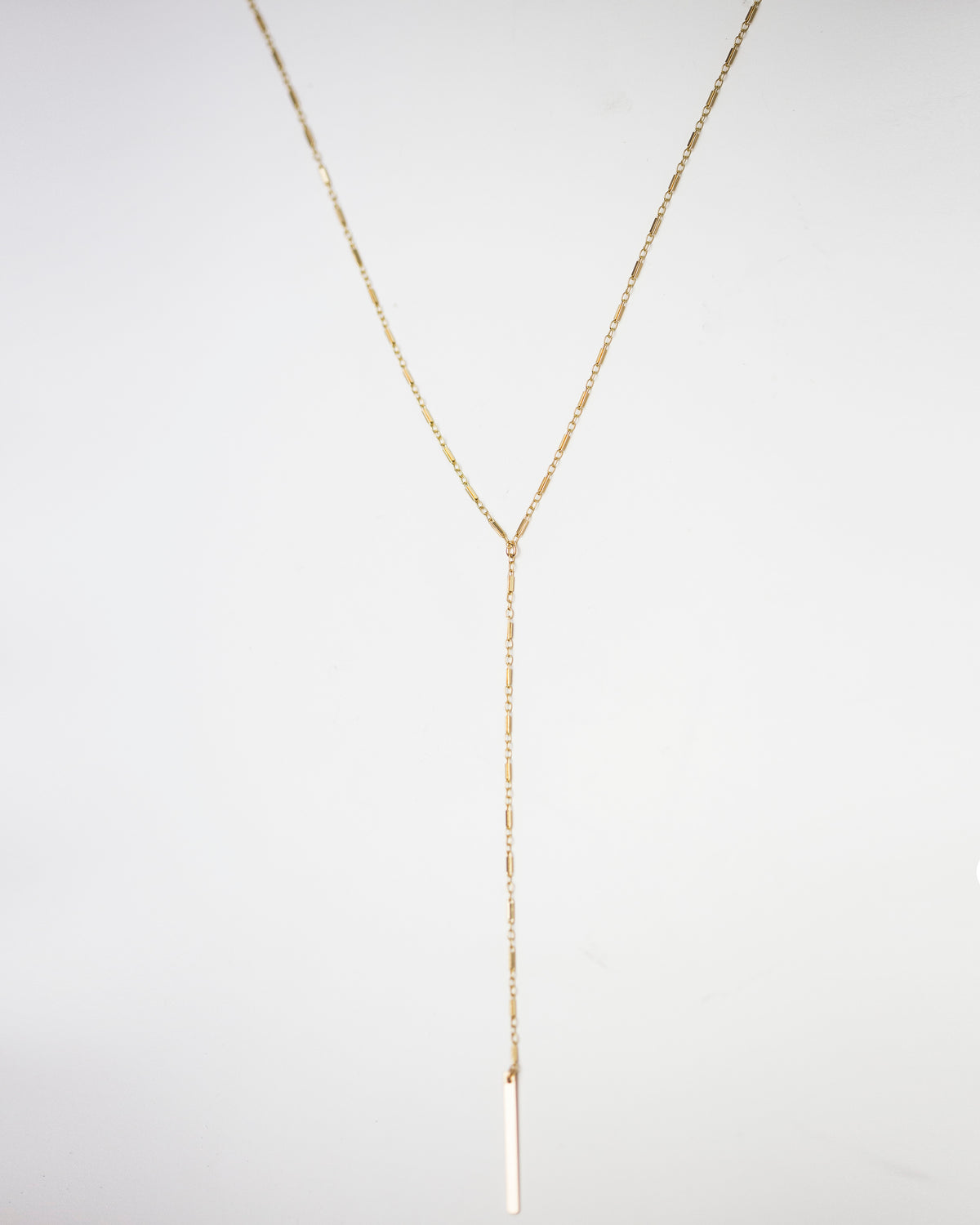 Bar Chain Bar Chain Lariat Necklace – E&E PROJECT
