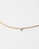 Personalized Asymmetrical 14k solid gold initials necklace 