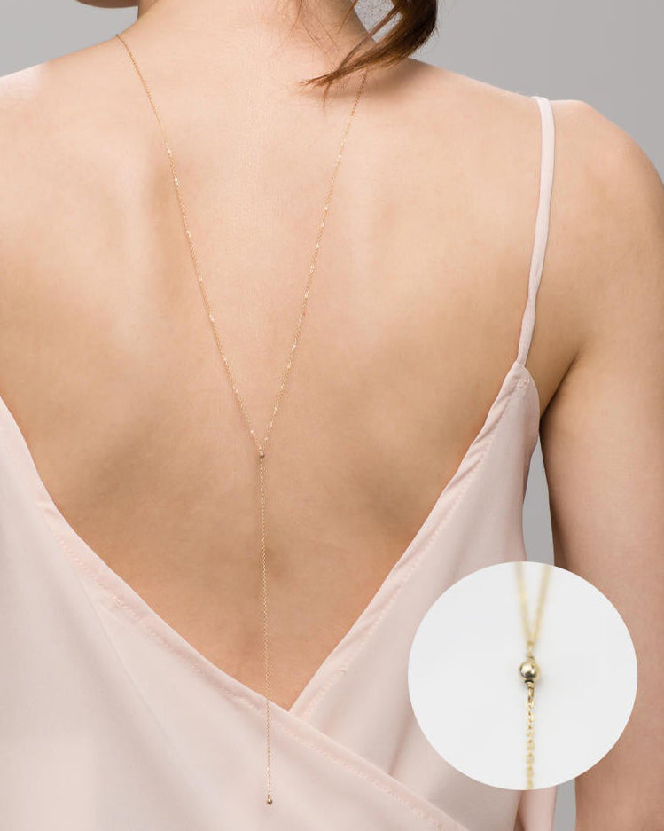 Bead Back Necklace Sterling Silver Bead Back Necklace Sterling Silver