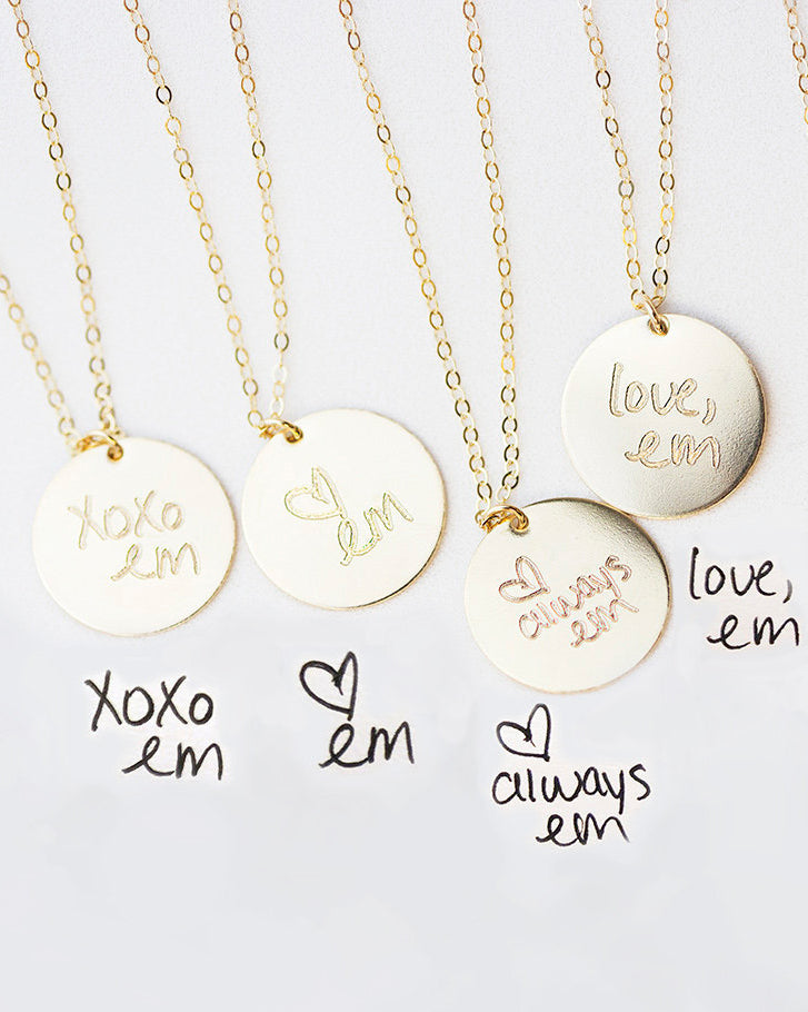 Anavia Sterling Silver Personalized Actual Handwriting Necklace - Custom  Hand Writing Memorial Necklace - Handwritten Name Necklace - Signature  Necklace - Walmart.com