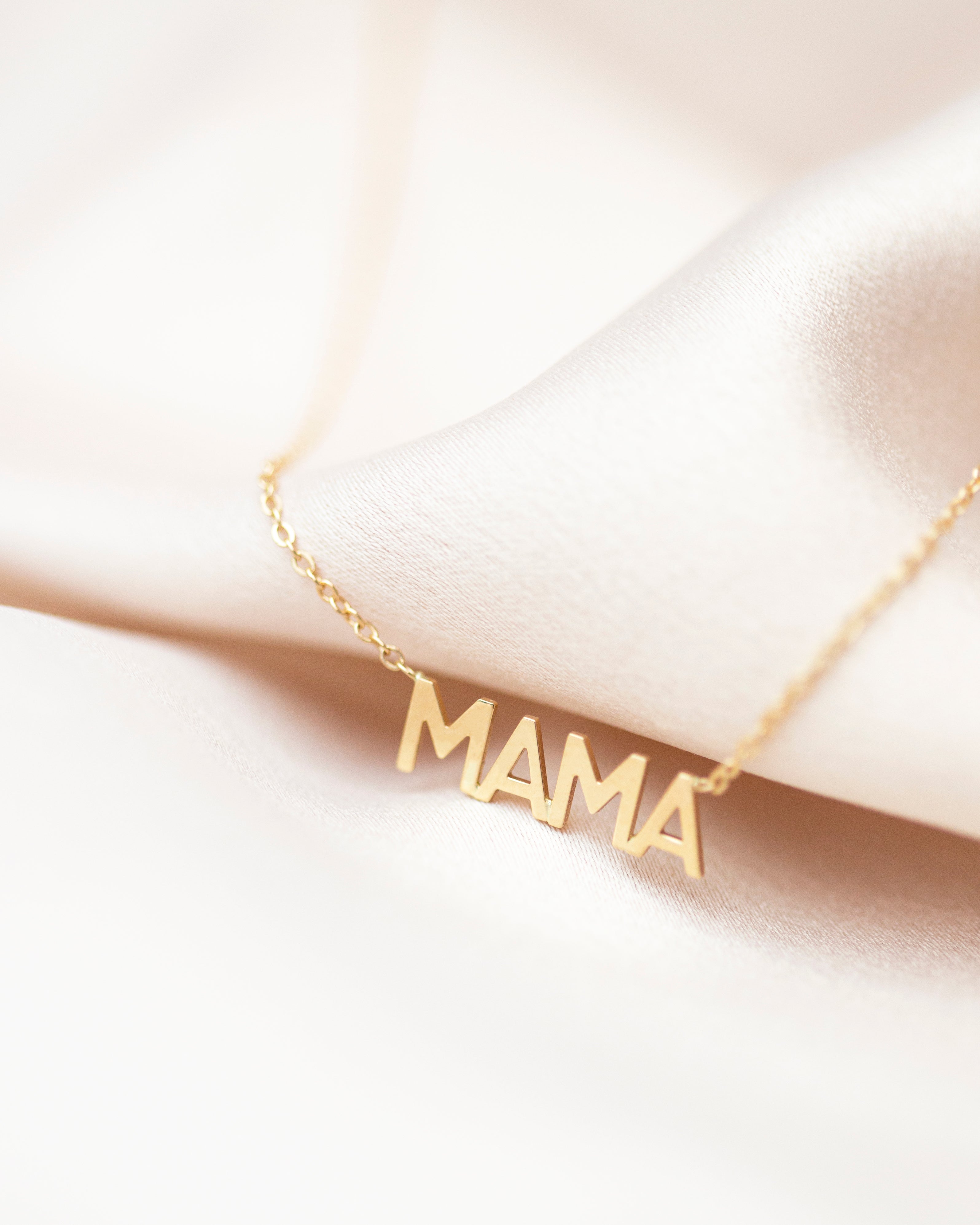 In celebration of all the great mothers around the world,&nbsp;treat the mom in your life to this piece of jewelry they deserve with this gold mama necklace.

A perfect way to express what means most to you!&nbsp; &nbsp;&nbsp;

Dainty minimalist everyday necklace