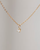 Baby Diamond Solitaire Necklace
Cute twist on a classic diamond solitaire necklace